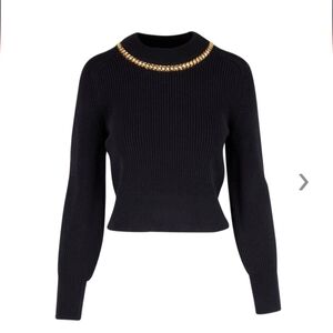 Veronica Beard Wara Sweater Black Small NWOT